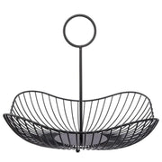 Altom Design metalinės vielos vaisių krepšelis su rankena 28 cm