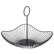 Altom Design metalinės vielos vaisių krepšelis su rankena 28 cm