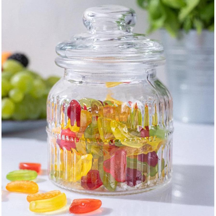Altom Design stiklinis indas biriems produktams Relief 650 ml., 1vnt.