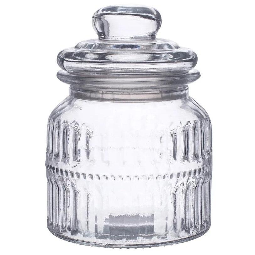 Altom Design stiklinis indas biriems produktams Relief 650 ml., 1vnt.